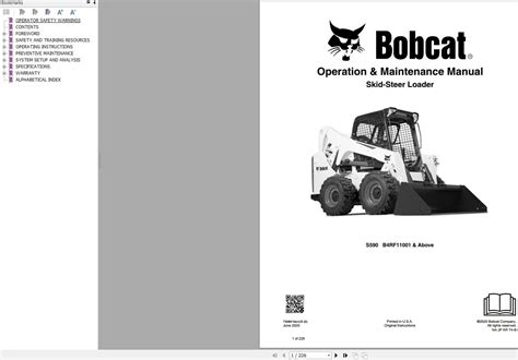 bobcat skid steer maintenance manual|bobcat operation and maintenance manual.